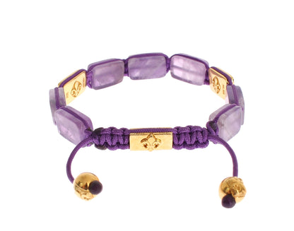 CZ Amethyst 18K Gold 925 Armband