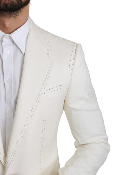 Blazer formale monopetto color crema SICILIA