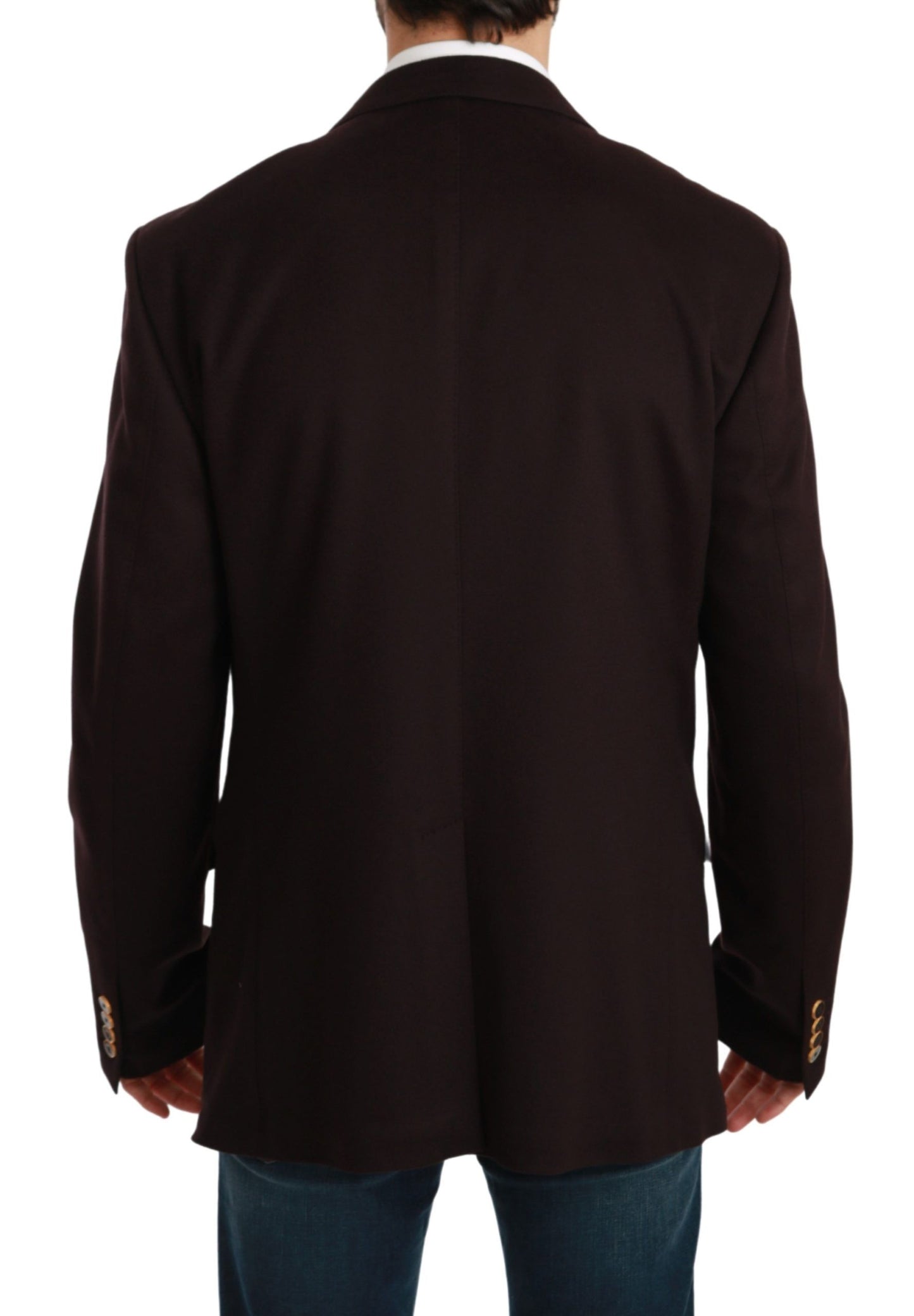 Manteau Cachemire Bordeaux Blazer TAORMINA