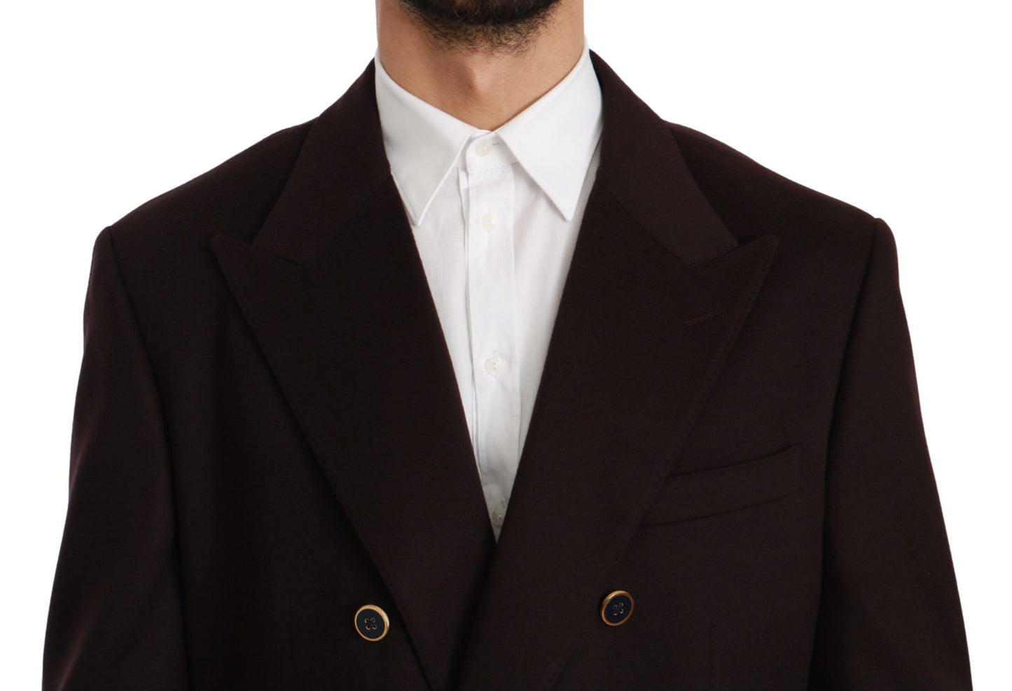 Manteau Cachemire Bordeaux Blazer TAORMINA