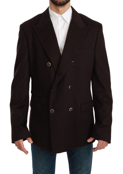 Manteau Cachemire Bordeaux Blazer TAORMINA