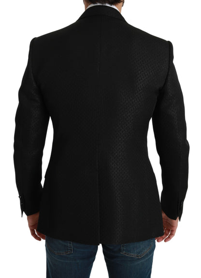 Schwarze Slim-Fit-Jacke MARTINI Blazer