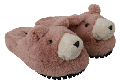 Pantoufles Pink Bear House, sandales, chaussures