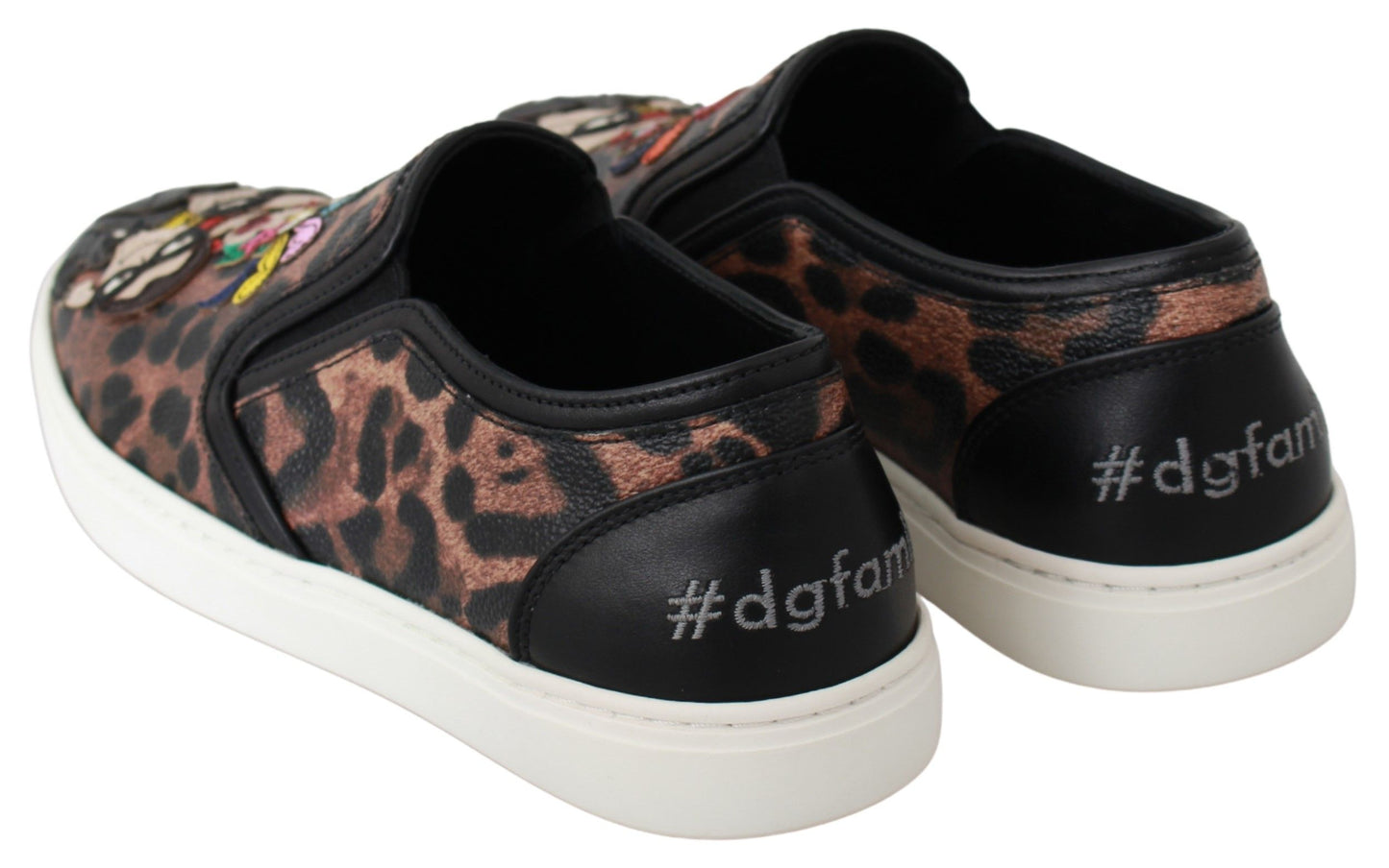 Mocassins en cuir léopard #dgfamily