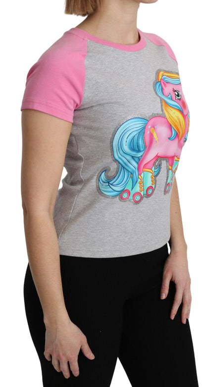 T-shirt grigia e rosa in cotone My Little Pony Top