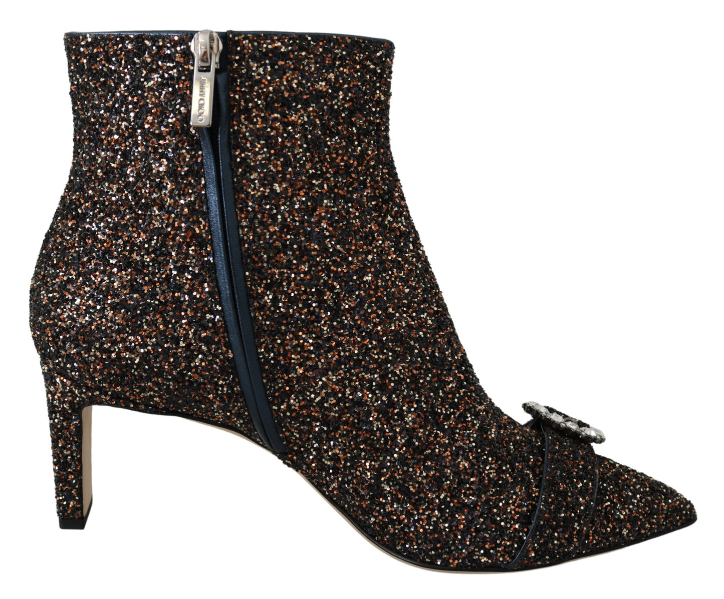 Amethyst Mix Hanover Heeled Glitter Boots