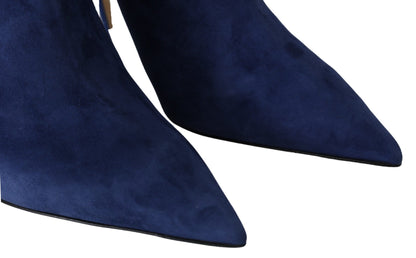 Scarpe stivali Blaize 100 in pelle blu pop