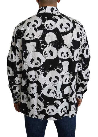 Black Panda Herren-Freizeithemd aus 100 % Baumwolle