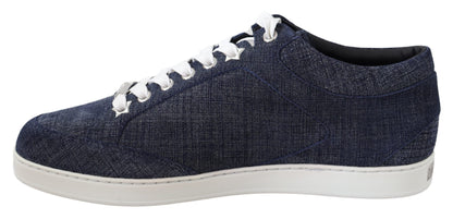 Scarpe da ginnastica in denim blu Miami