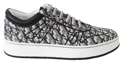 Silber-schwarze Glitzer-Hawaii-Sneaker