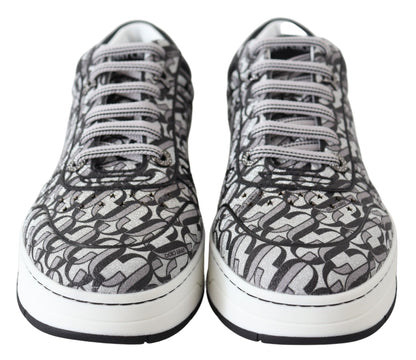 Silber-schwarze Glitzer-Hawaii-Sneaker