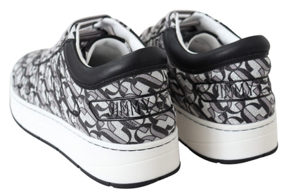 Silber-schwarze Glitzer-Hawaii-Sneaker