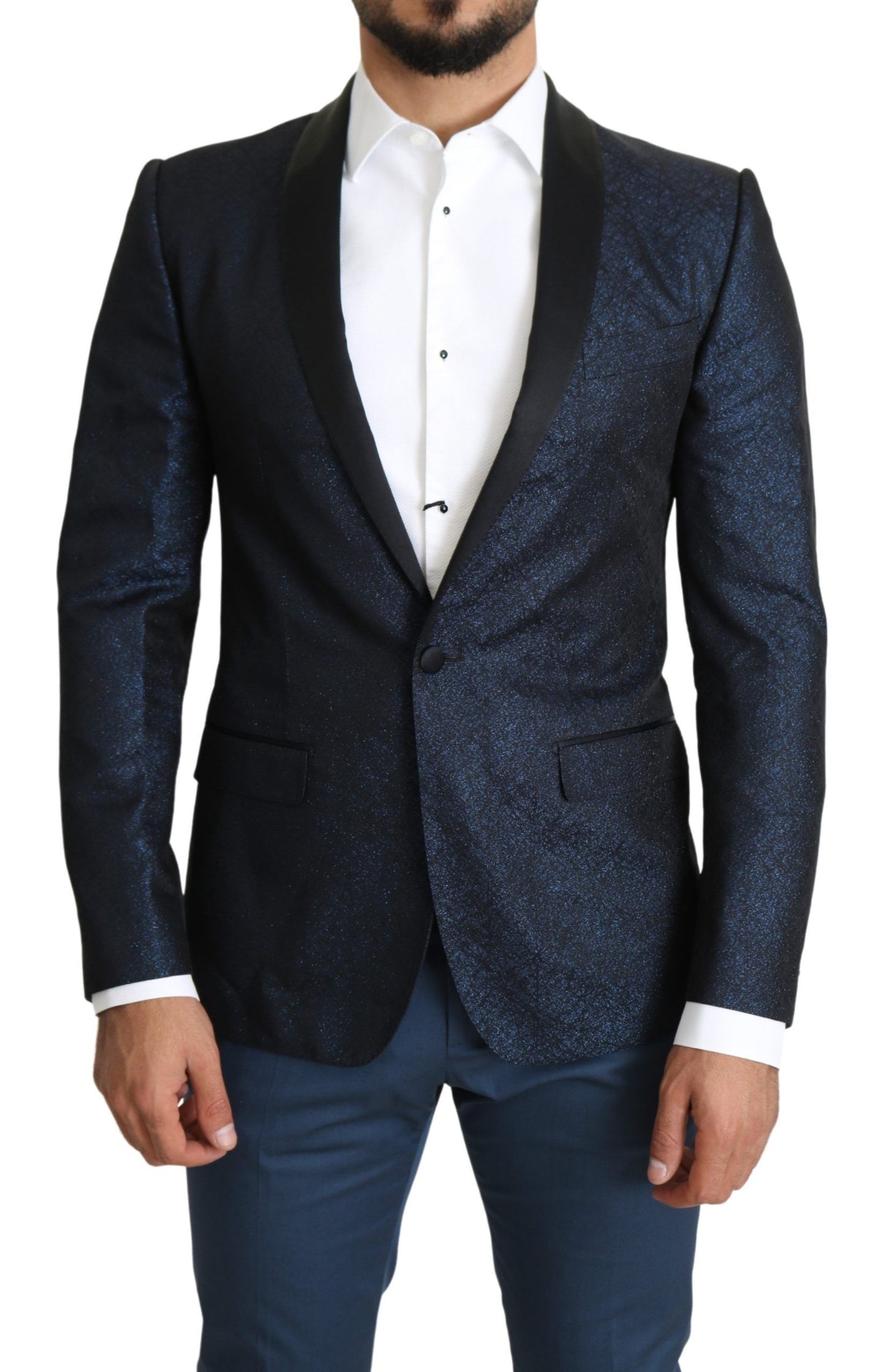 Cappotto giacca slim fit blu Blazer MARTINI