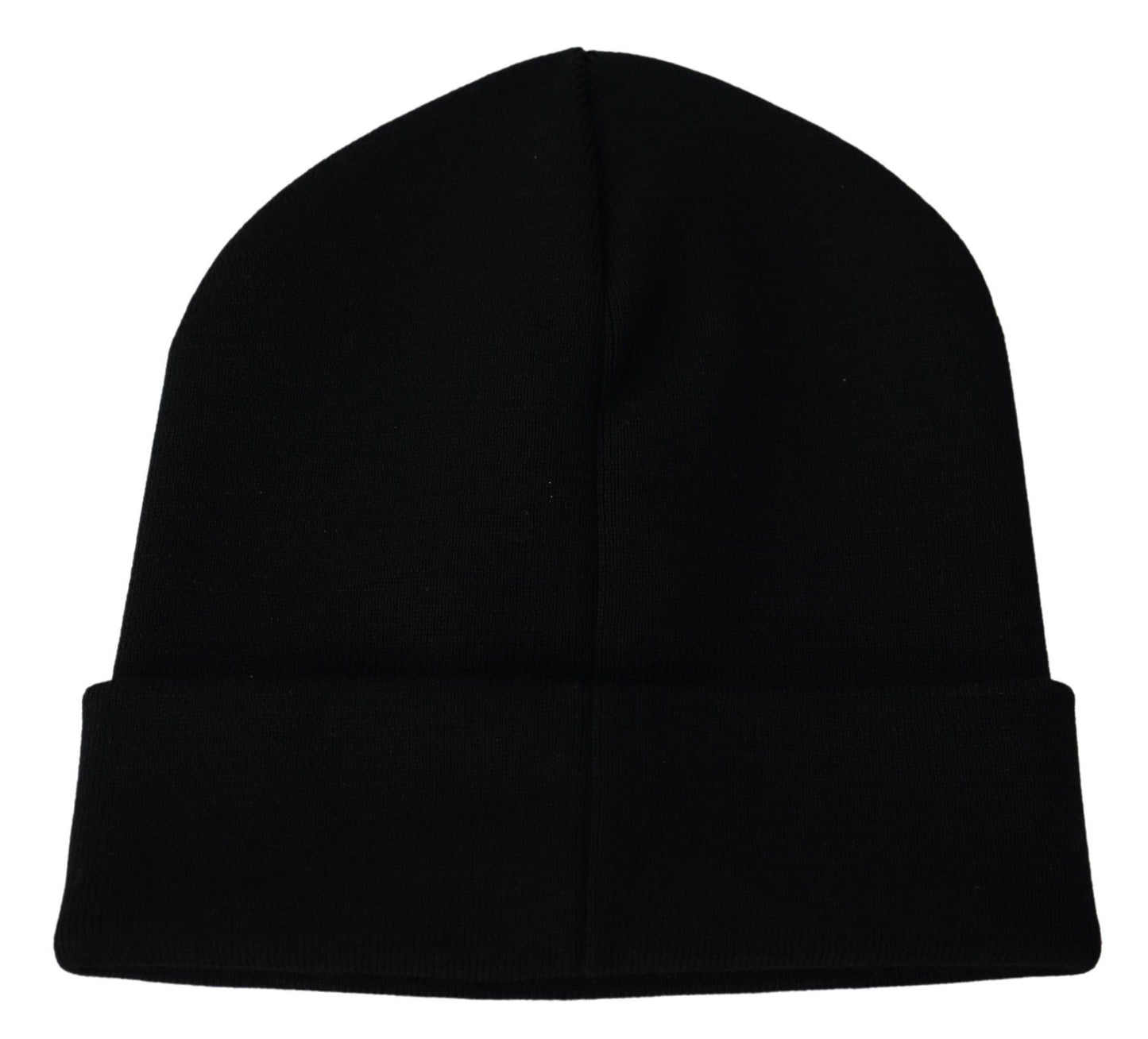 Bonnet chaud d'hiver unisexe en laine noire