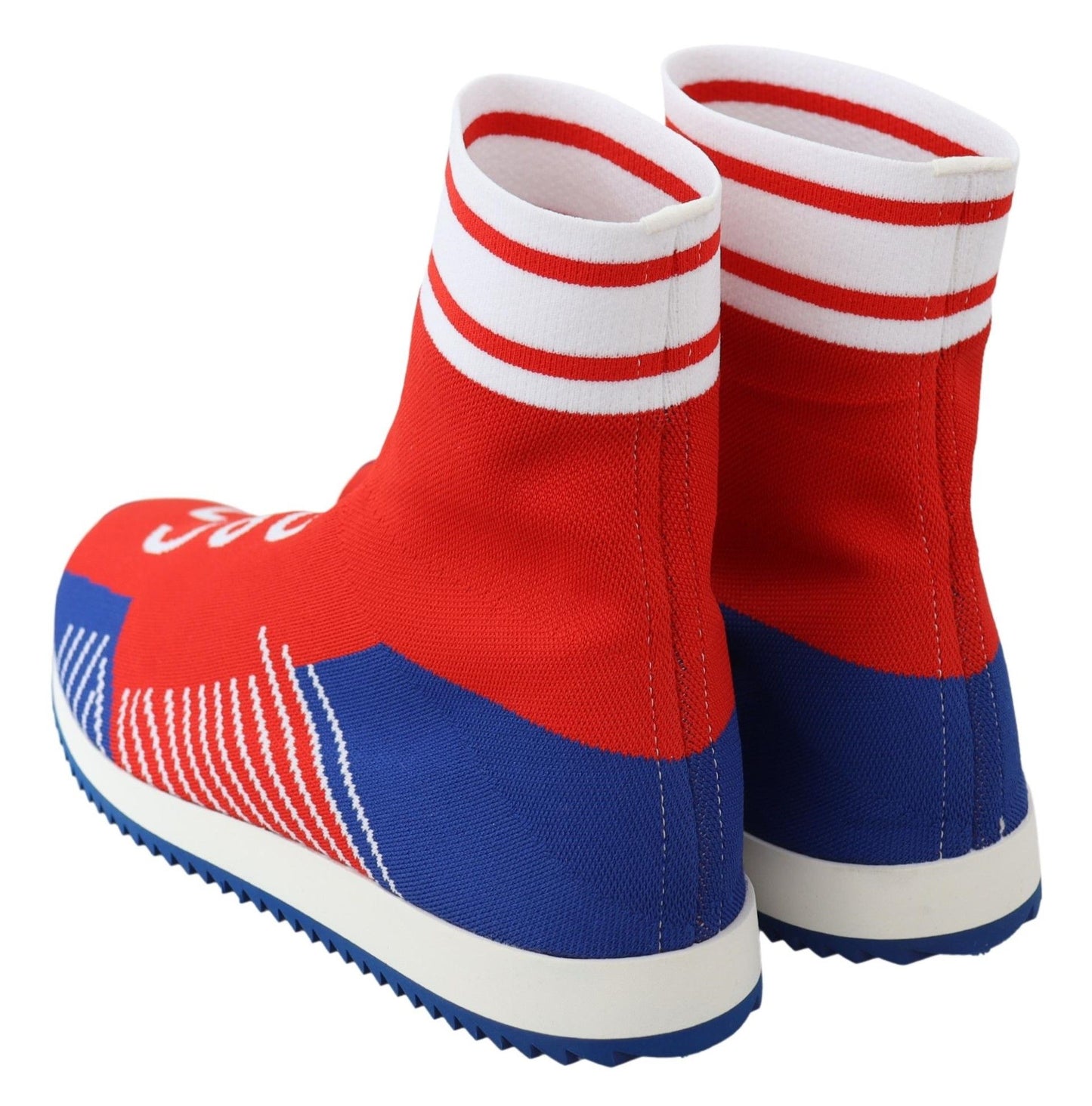 Bleu Rouge Sorrento Logo Baskets Chaussettes Chaussures