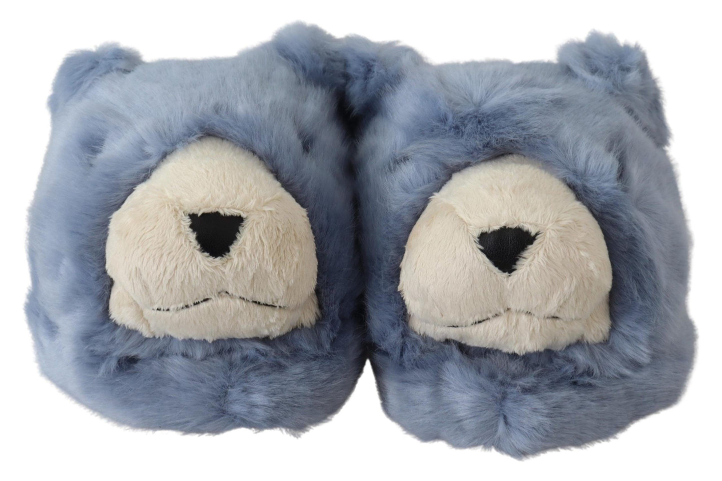 Pantoufles ours en peluche bleu, sandales, chaussures