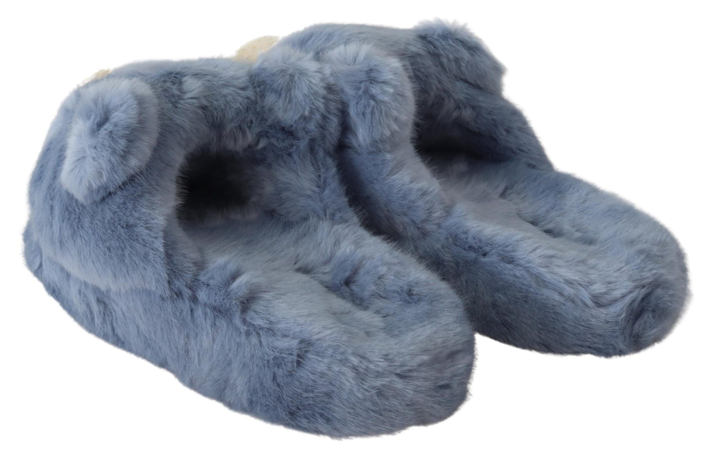 Pantoufles ours en peluche bleu, sandales, chaussures