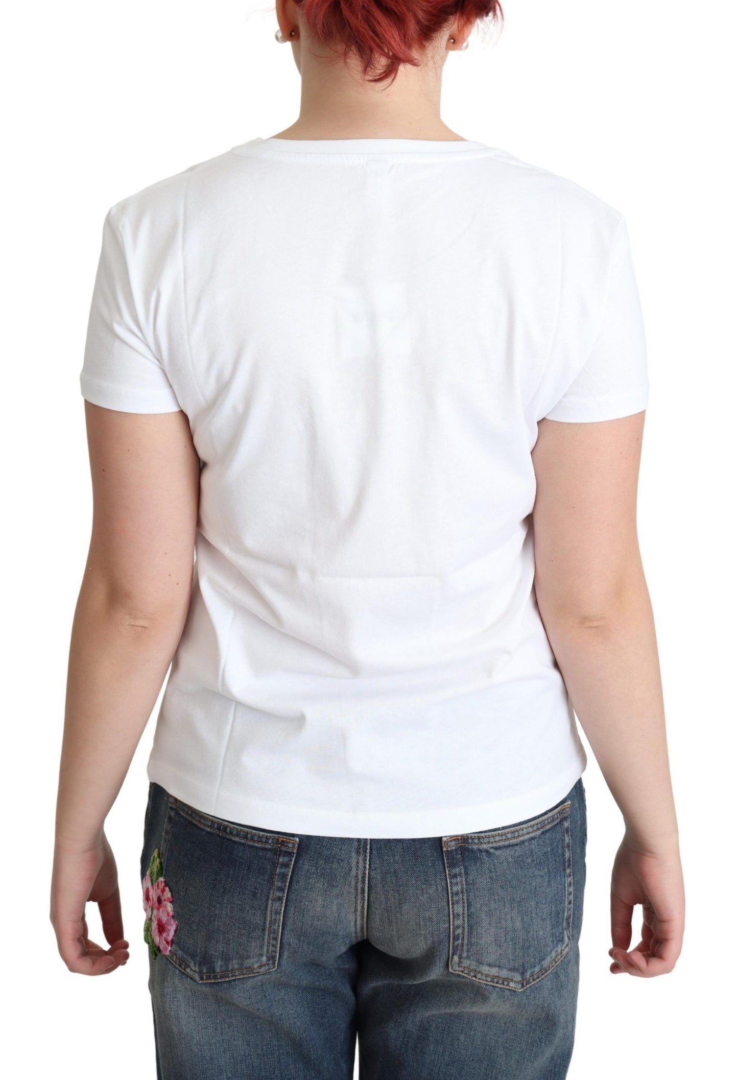 T-shirt imprimé Sunny Milano en coton blanc