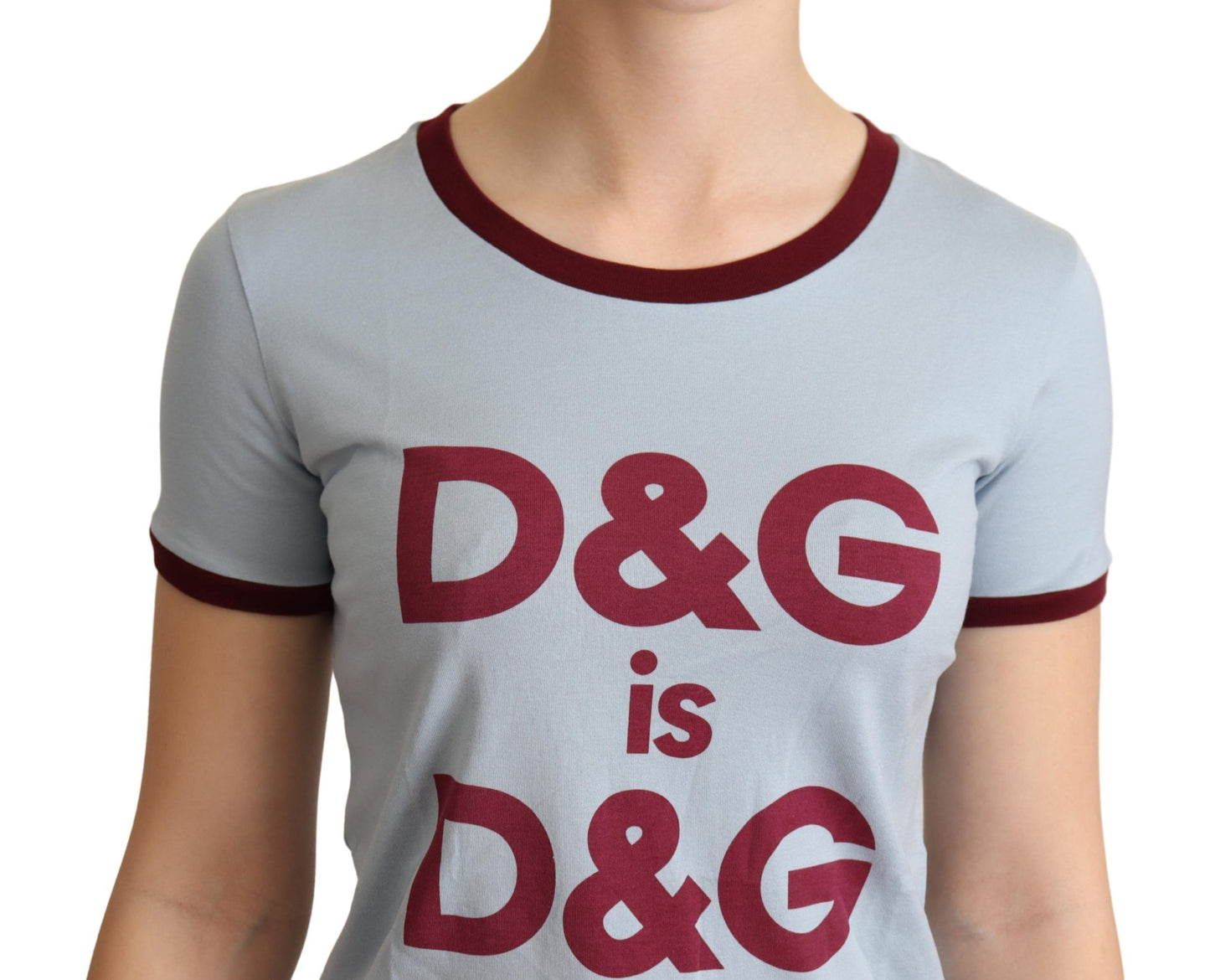 T-shirt D&amp;G Top girocollo blu