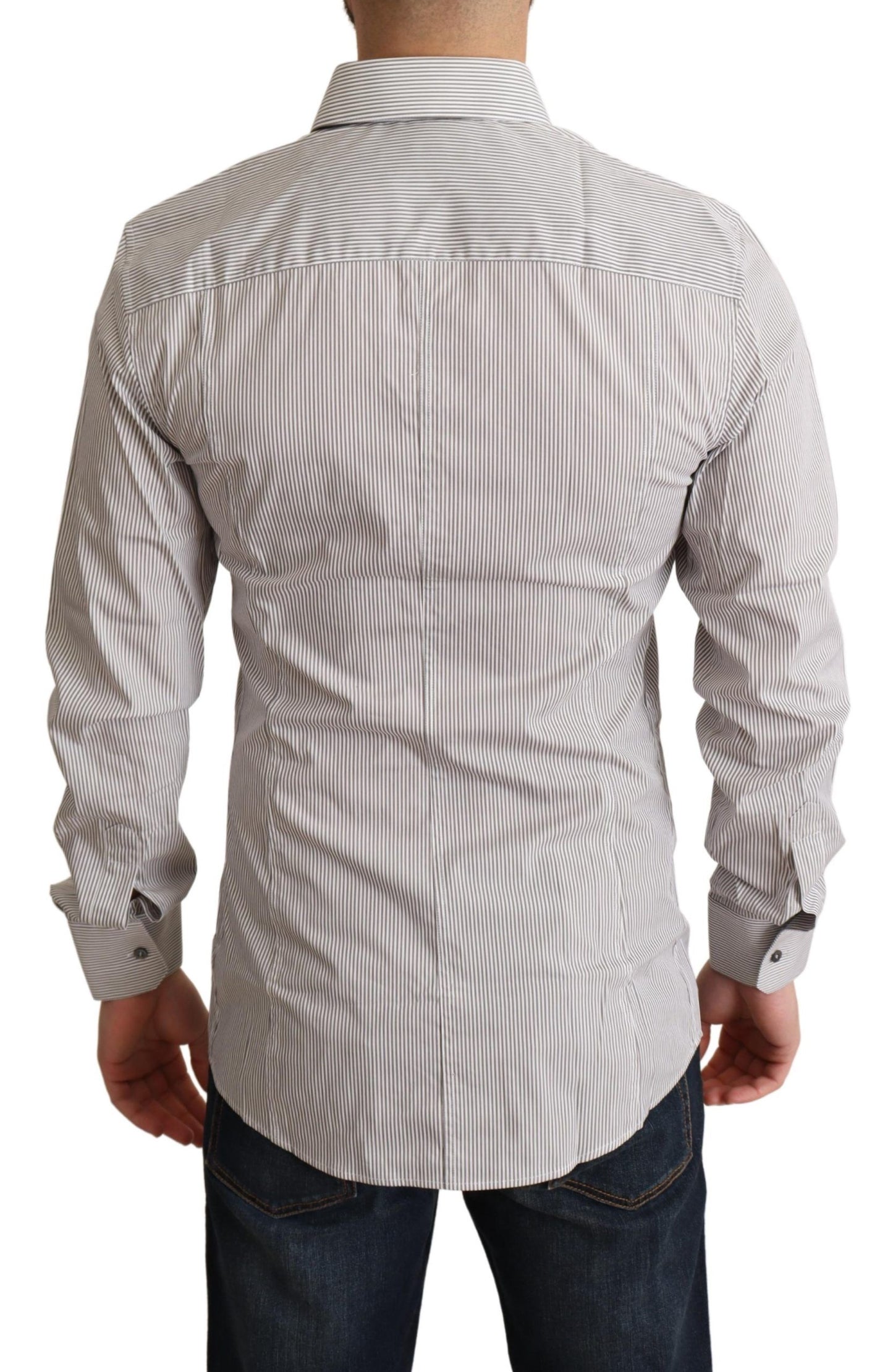 Chemise SICILY pour homme coupe slim en coton gris