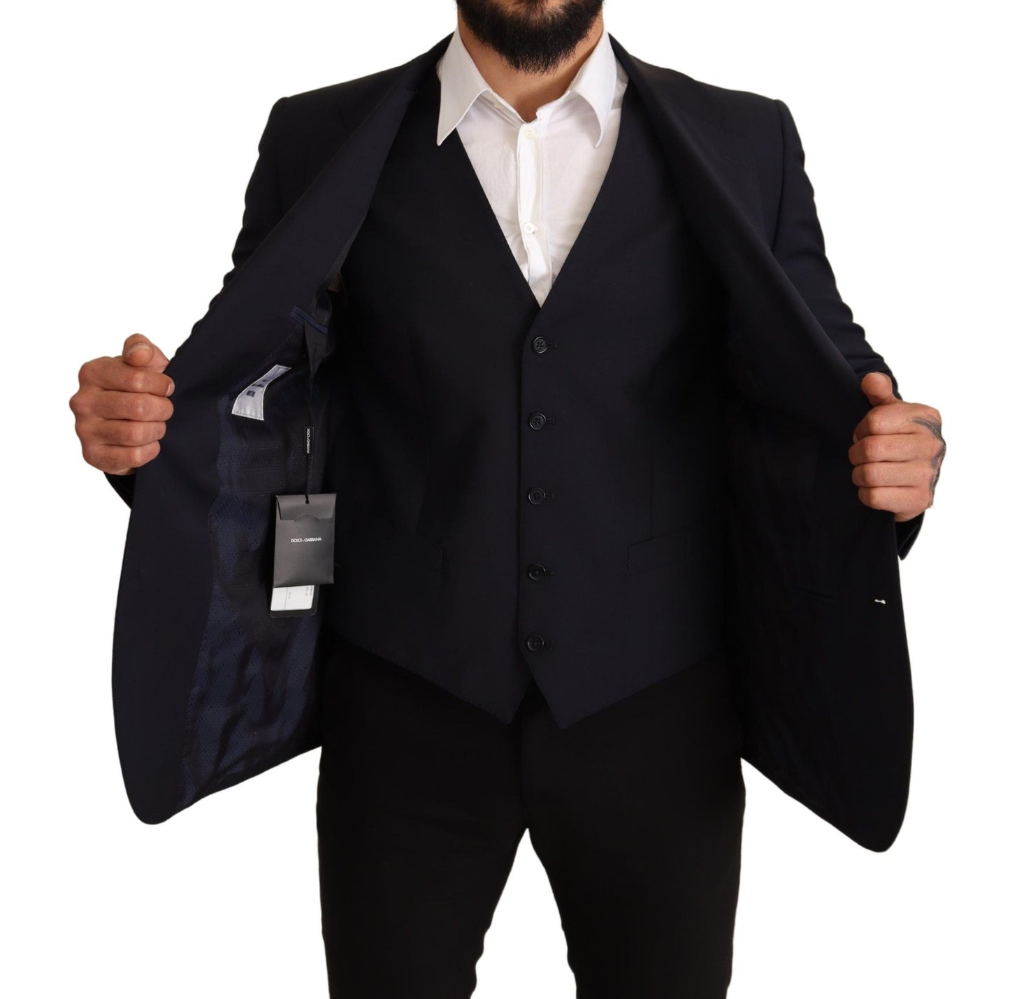 Veste de costume blazer 2 pièces bleue MARTINI