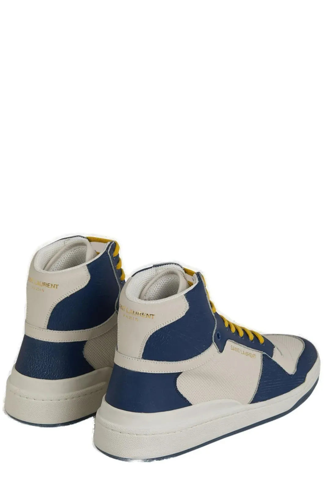 Sneakers medie in pelle di vitello blu