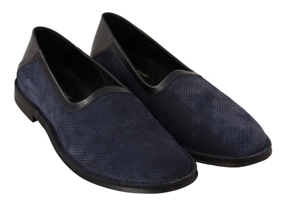 Dolce & Gabbana Elegant Perforated Leather Loafers