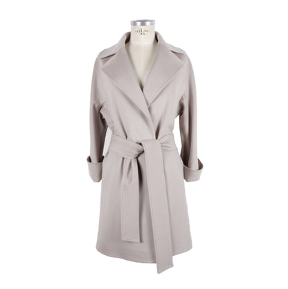 Giacche e cappotto in lana vergine beige