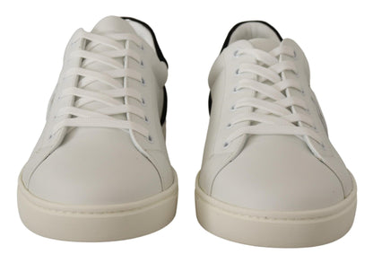 Sneakers basse in pelle scamosciata bianca