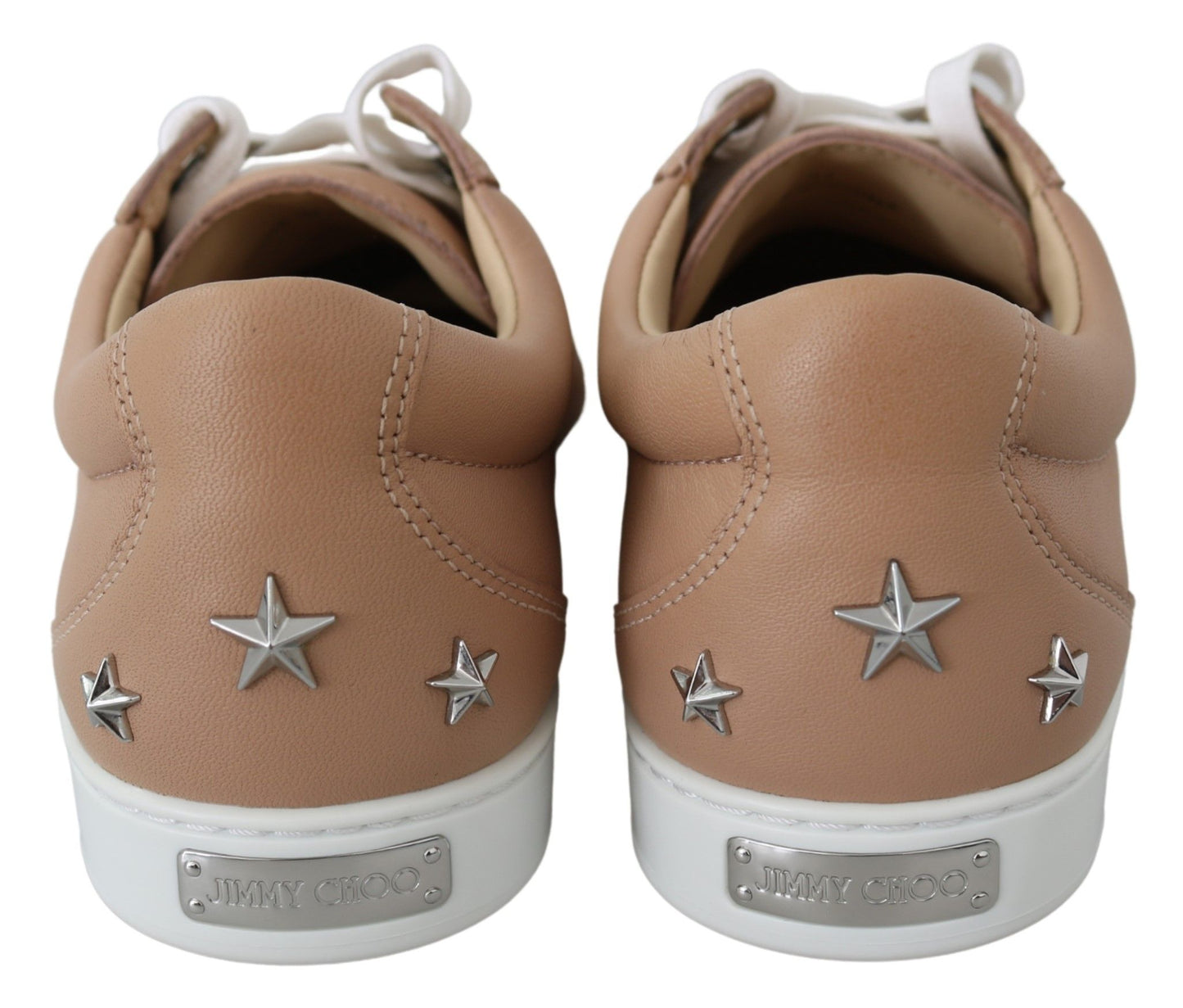 Sneakers in pelle rosa cipria