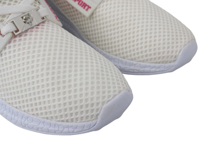 Chaussures de baskets Becky en polyester blanc