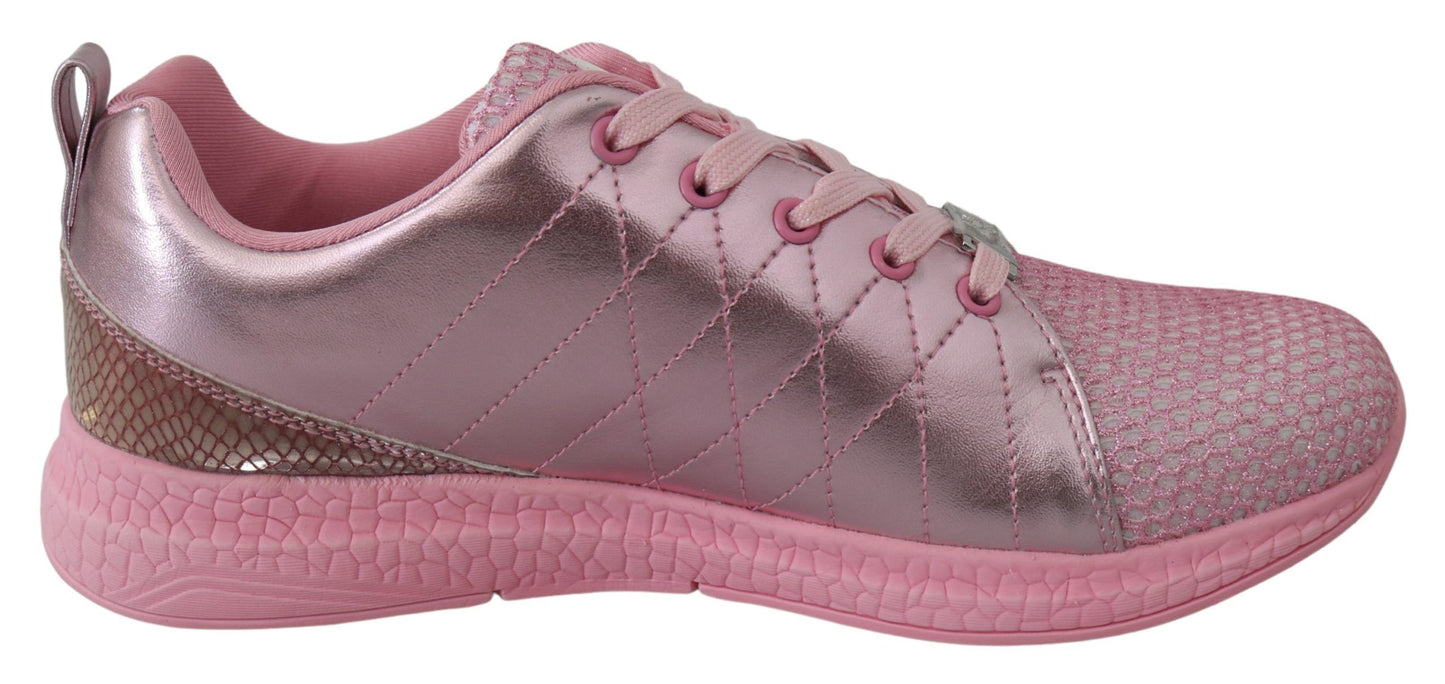 Pink Blush Polyester Runner Gisella Sneakers Schuhe