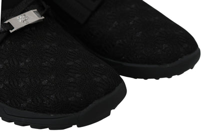 Scarpe da ginnastica Runner Beth in poliestere nero