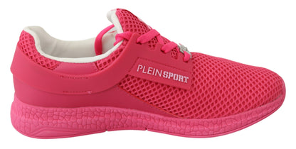 Fuxia Betterave Polyester Runner Becky Baskets Chaussures