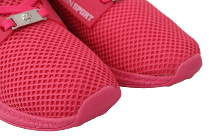 Scarpe da ginnastica Becky Runner in poliestere fuxia barbabietola