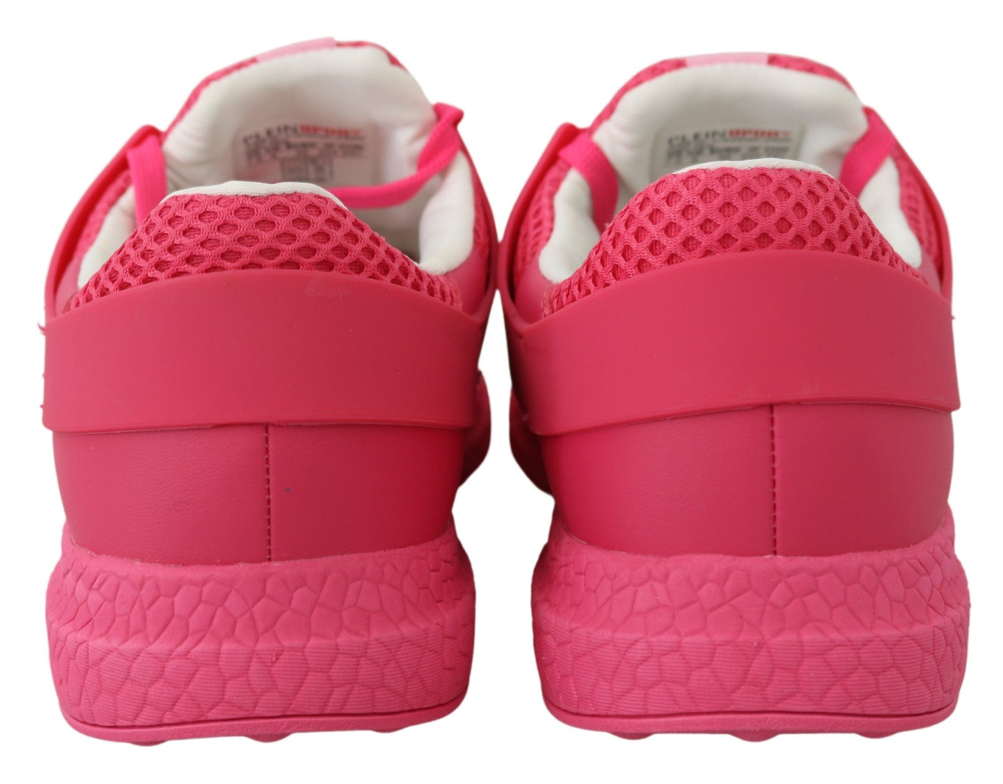 Fuxia Betterave Polyester Runner Becky Baskets Chaussures