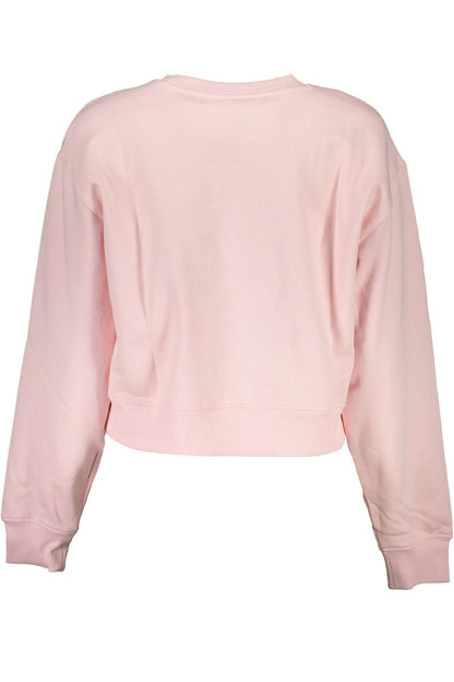 Rosa Baumwollpullover