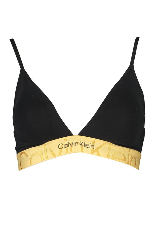 Calvin Klein Black Cotton Women Bra