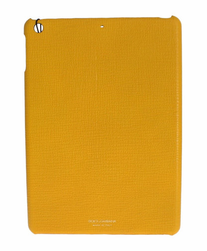 Housse en cuir jaune pour tablette et iPad