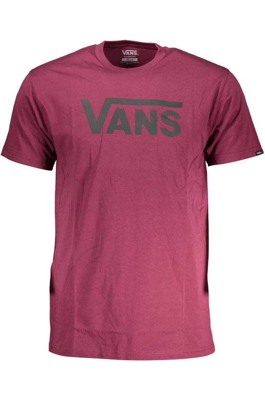 Vans Purple Cotton Men T-Shirt