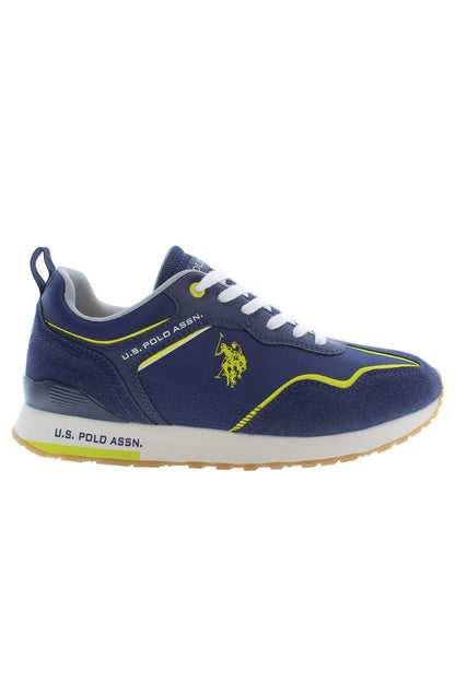 U.S. POLO ASSN. Blue Polyester Men Sneaker