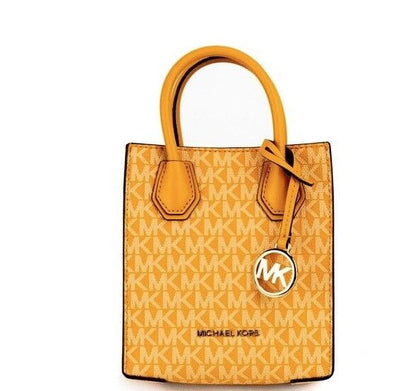 Mercer XS Honeycomb Gold Signature PVC North South Shopper Umhängetasche