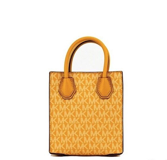 Mercer XS Honeycomb Gold Signature PVC North South Shopper Umhängetasche