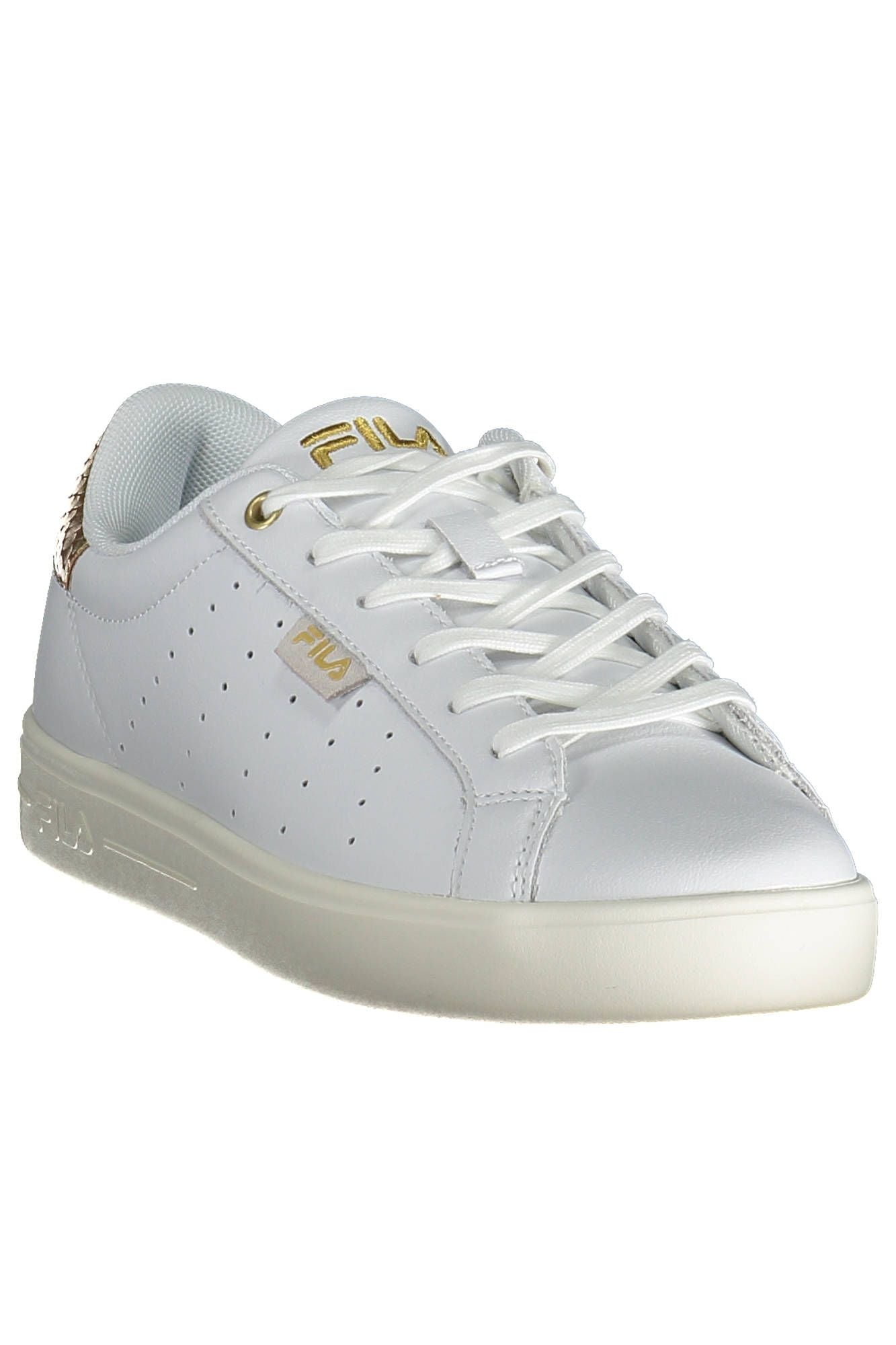 Sneaker in poliestere bianco