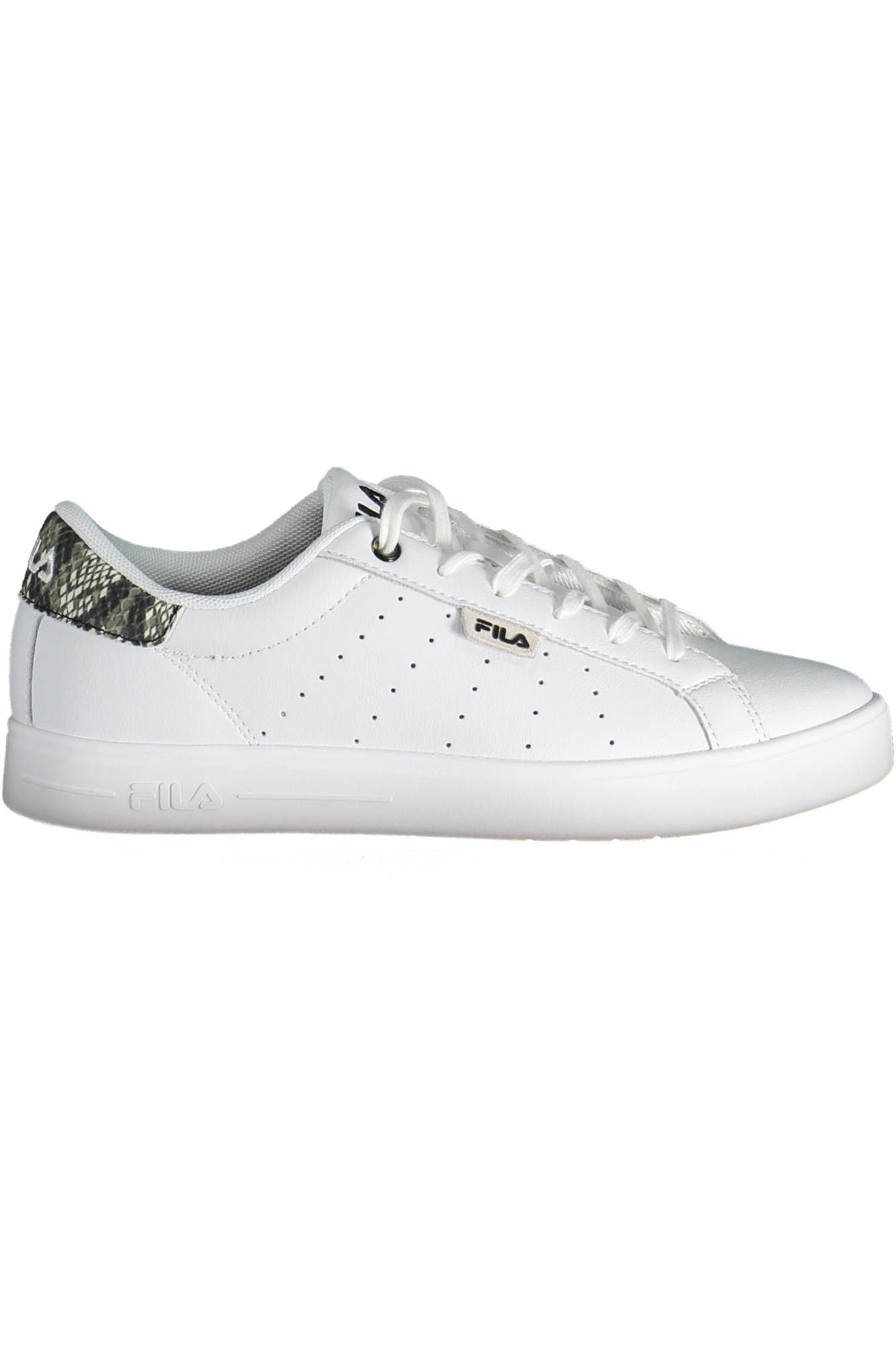 Sneaker in poliestere bianco