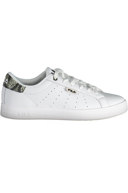 Sneaker in poliestere bianco