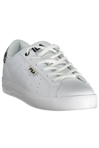 Sneaker in poliestere bianco