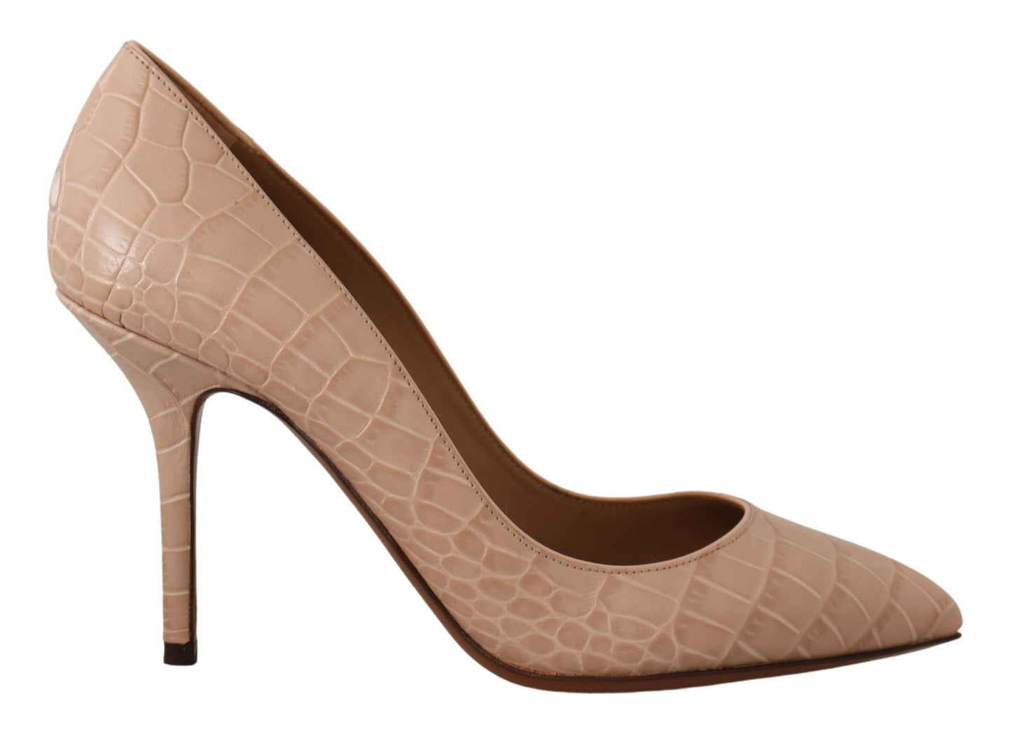 Scarpe décolleté con tacco BELLUCCI in pelle beige color carne