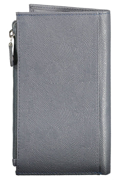 Sleek Double Compartment Leather Wallet