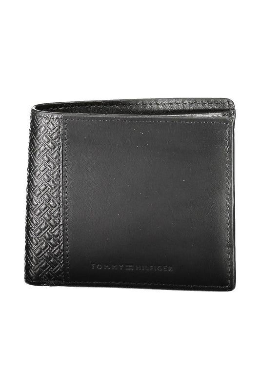 Tommy Hilfiger Black Leather Men Wallet